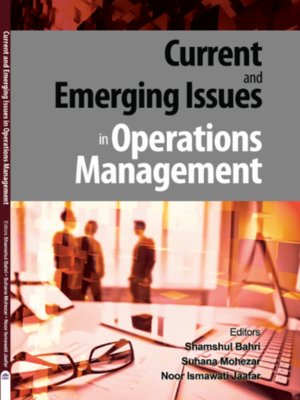 cover image of Current And Emerging Issues In Operations Management